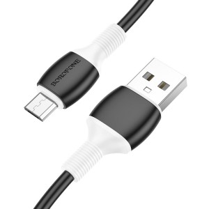 borofone-bx84-rise-charging-data-cable-usb-to-musb-black