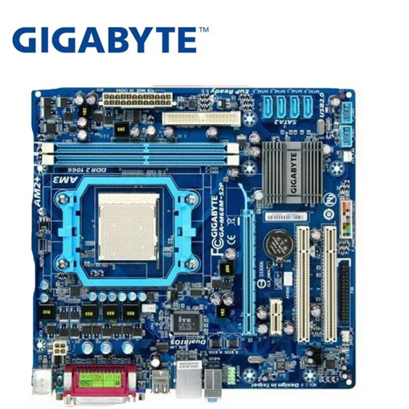 GIGABYTE-GA-M68M-S2P-Desktop-Motherboard-630A-Socket-AM2-AM2-AM3-For-Phenom-II-Athlon-II