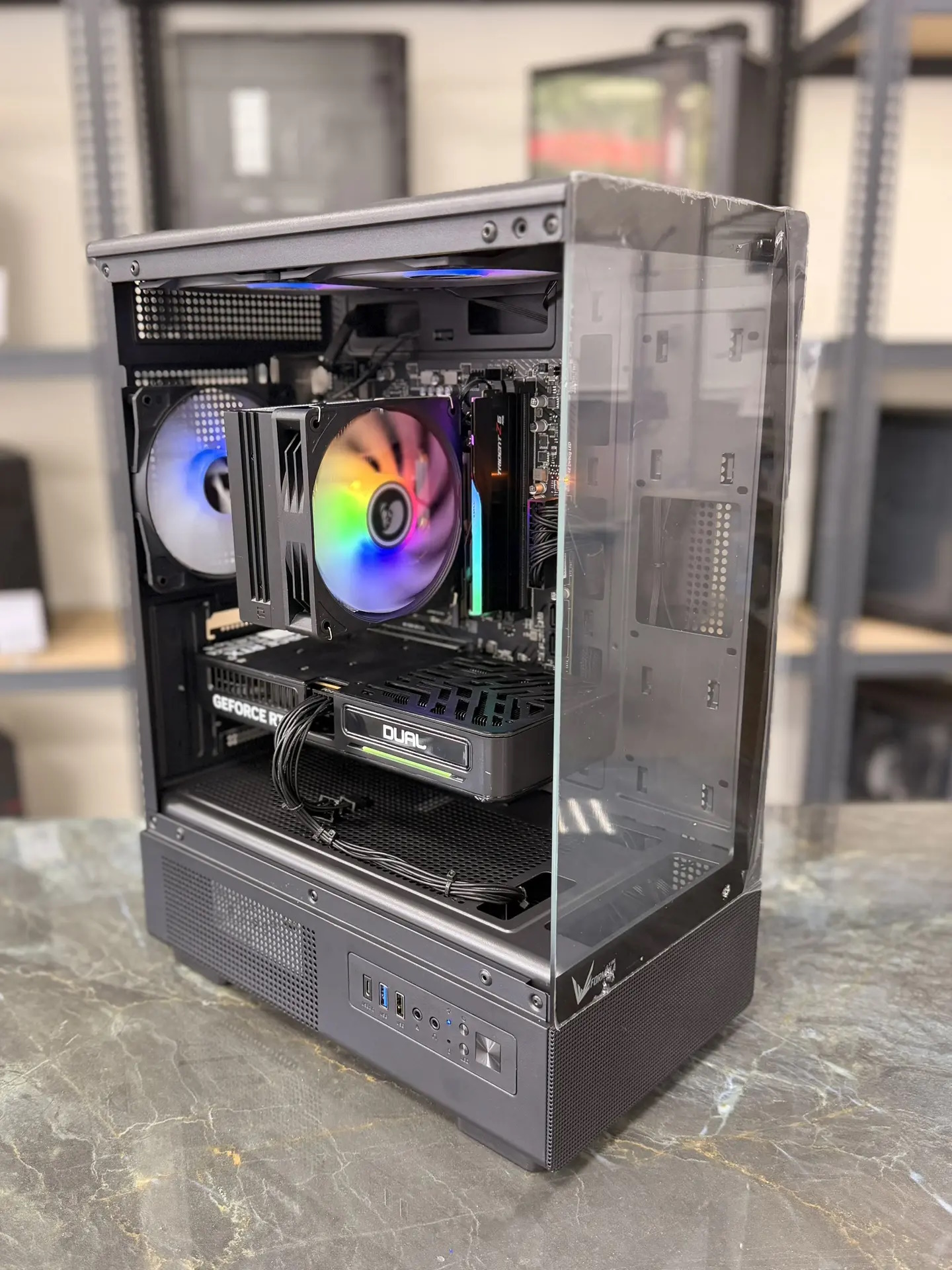 Игровой компьютер ( i5-14400KF, DDR4 32GB, SSD 1 TB M2,  ATX 700W, RTX 5060 Ti 16GB)